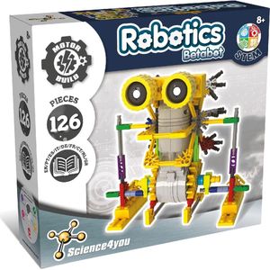 Science4you Robotics Betabot - Experimenteerset 126-delig - DIY Robot Bouwpakket - STEM Speelgoed