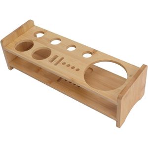 Bamboehouten Barmankitstandaard Grote Capaciteit - Displaybartendingtools - Draagbaar voor Bar Thuis .