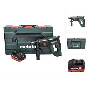Metabo KH 18 LTX 24 accu combihamer 18 V 2.1 J SDS plus + 1x accu 8.0 Ah + metaBOX - zonder lader