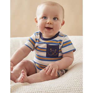 Noukie's - Rompertje - Zomer pakje - streepje - jongens - 56 / 1 maand