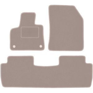 Beige veloursmatten voor: Citroen C5 Aircross crossover (2019-)
