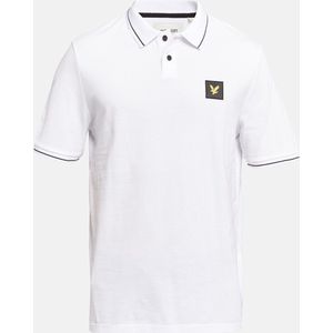 Lyle & Scott CT Casual Heren Polo (Maat S) Wit - Casual Tipped - Poloshirt