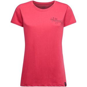 La Sportiva - Climb Flower - T-shirt - Roze - Korte Mouwen