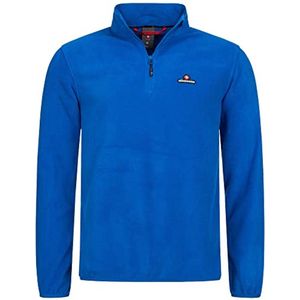 Fleecetrui voor heren, microfleece sweatshirt met halve ritssluiting voor herfst en winter