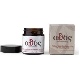Cretan Natural Cream for muscular pains and cold with rosemary, laurel, eucalyptus and mint 30ml