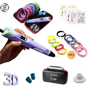 Equivera 3D Pen - 3D Starterspen - 3D Pen Starterspakket - Knutselen en Tekenen - 3D Printen - Incl. Vullingen en Filament - Kinderen en Volwassenen