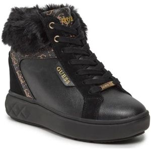 GUESS Dames Sneakers RUKE Met Bont Zwart EU 36
