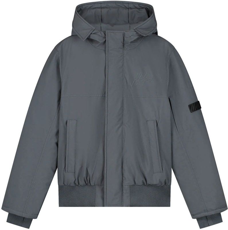 Malelions - Kids Padded Softshell Jacket - Anthraciet - Gewatteerde Jas