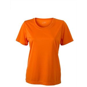James and Nicholson Vrouwen/dames Actieve Tee (Oranje)