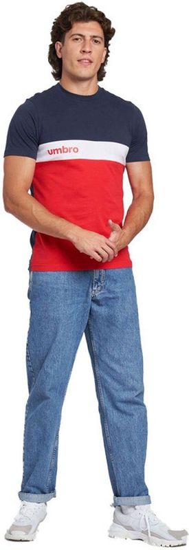 Umbro Sportswear T-shirt Met Korte Mouwen Rood,Blauw S Man