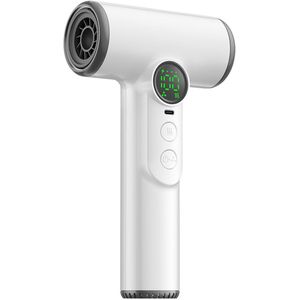 Professionele draadloze föhn - 3 snelheden en 3 temperaturen, USB oplaadbare batterij, föhn 200W, draagbare föhn met digitaal scherm voor vrouwen, strand en kamperen