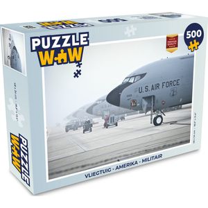 Puzzel Vliegtuig - Amerika - Militair - Legpuzzel - Puzzel 500 stukjes