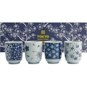 Tokyo Design Studio Theekopjes Cadeau Set 4pcs 6.5×7.5 160ml