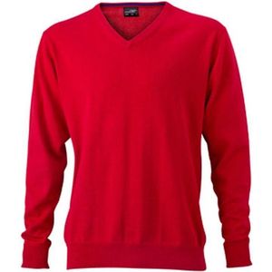 James and Nicholson Heren V-hals pullover (Rood)