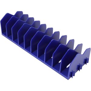 10 Slot Pliers Rack Organizer Holder - Toolbox Drawer Chest Pegboard - Steel Attacks for Spring Loaded Regular Screwdriver