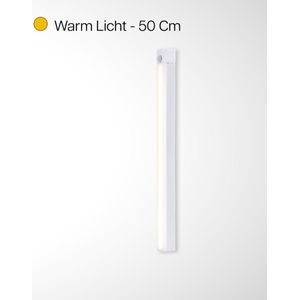 Bastix® Wandlamp Oplaadbaar - Leeslampje voor Boek - Leeslampje voor in bed - Leeslampje - Wandlamp Binnen - Wandlamp Badkamer - Draadloos - Dimbaar - Magnetisch - Warm Licht - 50CM