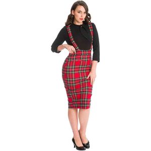 Dancing Days - OFFICE QUEEN Kokerrok - 3XL - Rood