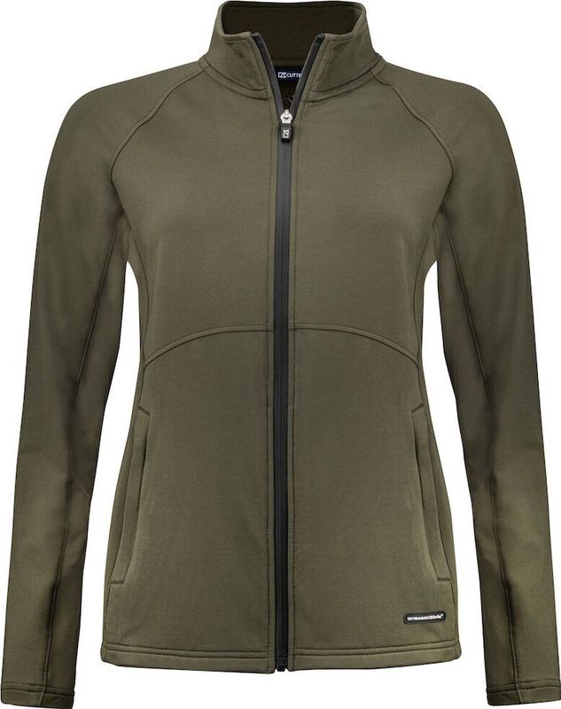 Cutter & Buck Adapt Fz Jacket Dames Ivy Groen maat S