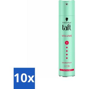 Taft - Volume 5 - Haarspray - Volumineuze hold - 250 ml - Bulkverpakking - 10 stuks