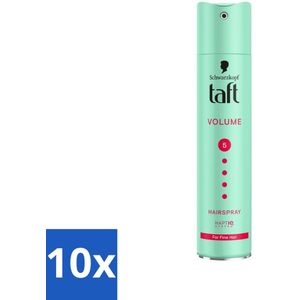 Taft - Volume 5 - Haarspray - Volumineuze hold - 250 ml - Bulkverpakking - 10 stuks