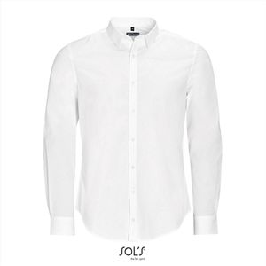 SOL'S Men´s Long Sleeve Stretch Shirt Blake L01426 - White - 3XL