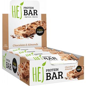 HEJ Bar (12x60g) Chocolate & Almonds