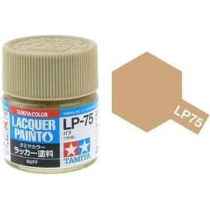 Tamiya LP-75 Buff - Matt - Lacquer Paint - 10ml Verf potje
