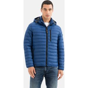 camel active Gewatteerde blouson van gerecycled nylon - Maat menswear-48 - Blauw