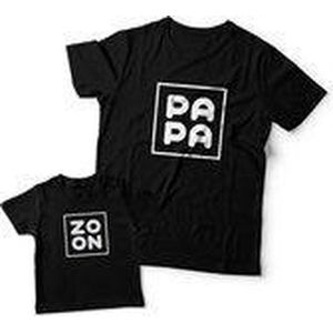 Matching shirts Vader & Zoon | Zoon & Papa | Papa maat M & Zoon maat 68