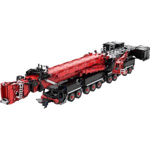 V2 Liebherr LTM 11200 Mamoet Editie | Liebherr VERSION 2 | Technisch - Technic Bouwpakket van Toy Brick Lighting® | 8500 + Bouwstenen! | Lego® Compatible | Vrachtwagen | Truck | Hijskraan | Telekraan | Bouw & Constructie