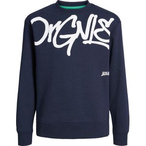 Jack & Jones sweater jongens - blauw - JORtribeca - maat 164