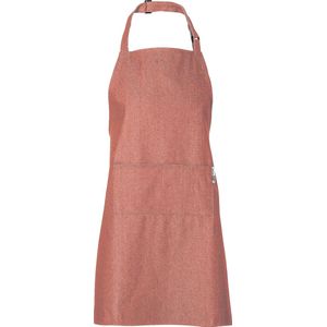 Chefs Fashion - Keukenschort voor dames en heren - Unisex - Roze Canvas Schort - 2 zakken - Simpel verstelbaar - 71 x 82 cm