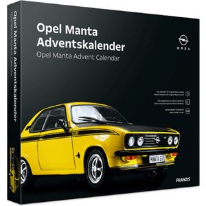 1:43 Franzis 55145-0 Opel Manta Adventskalender Plastic Modelbouwpakket
