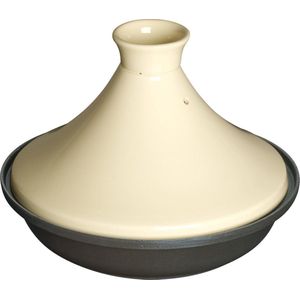 Staub Tajine, Pan + steelpan, Beige, Zwart