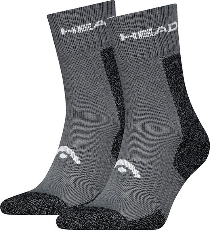 HEAD - 2-Pack Halfhoge Sokken - Hiking - Grijs - Unisex