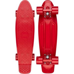 Penny Board Maroon Staple Cruiser Skateboard 22.0