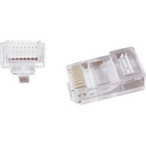 Cablexpert UTP CAT5E/CAT6 RJ45 plug/connector met doorsteekmontage – 100 stuks