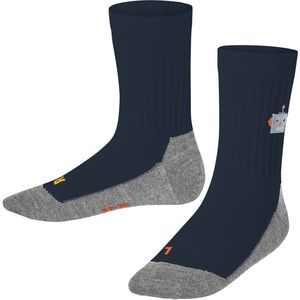 FALKE - Active Back to School - Sokken - Blauw - Ademend Wol - Maat 35-38