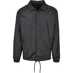 Coach - Sportieve Jacket - Zwart - Nylon