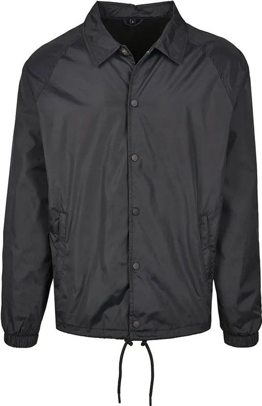 Coach - Sportieve Jacket - Zwart - Nylon