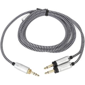Allecto plus - Geluidssnoer Hoofdtelefoonkabel voor Over-Ear Hoofdtelefoons, 3,5 mm Audiokabel 130 cm, Plug and Play