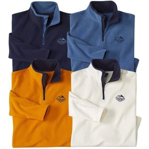 ATLAS FOR MEN - 4-pack microfleece sweaters Expedition - Heren - Verkrijgbaar in grote maten - 4XL