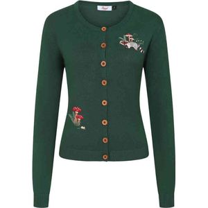 Banned - Woodland Mushroom Cardigan - S - Groen