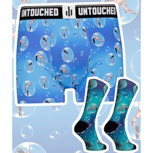 Untouched boxershort heren - heren ondergoed boxershorts - cadeau voor man - duurzaam - Pole Dancer S Sokken 43 46