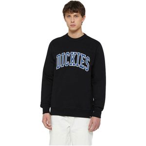 Dickies - Aitkin Sweatshirt - Zwart - Crewneck - Regular Fit