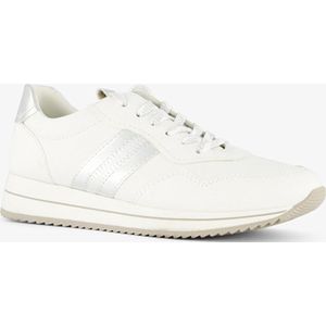 Jana dames sneakers wit zilver - Maat 37