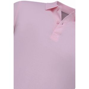 Heren Polo - Polo Heren Korte Mouw - Polo Heren - Slim Fit - A150 - Roze
