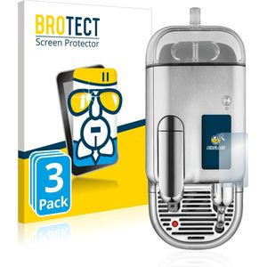 BROTECT Screenprotector voor Sage Nespresso Creatista Pro - AirGlass - Transparant (3 Stuks)