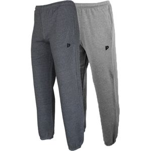 Donnay - Joggingbroek Alec - Charcoal-marl - 2-Pack - Heren