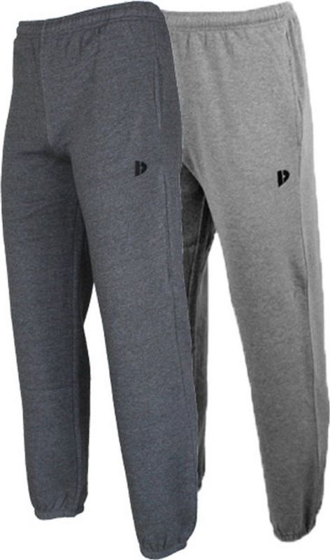 Donnay - Joggingbroek Alec - Charcoal-marl - 2-Pack - Heren